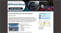 Desktop Screenshot of cdsautosound.com
